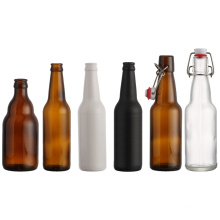 Attractive Price 330ml 500ml 640ml/650ml Crown Cap or Swing Lock Amber Beer Glass Bottle